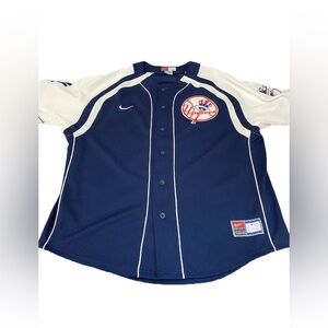 Nike Blue and White Jersey Classic Design